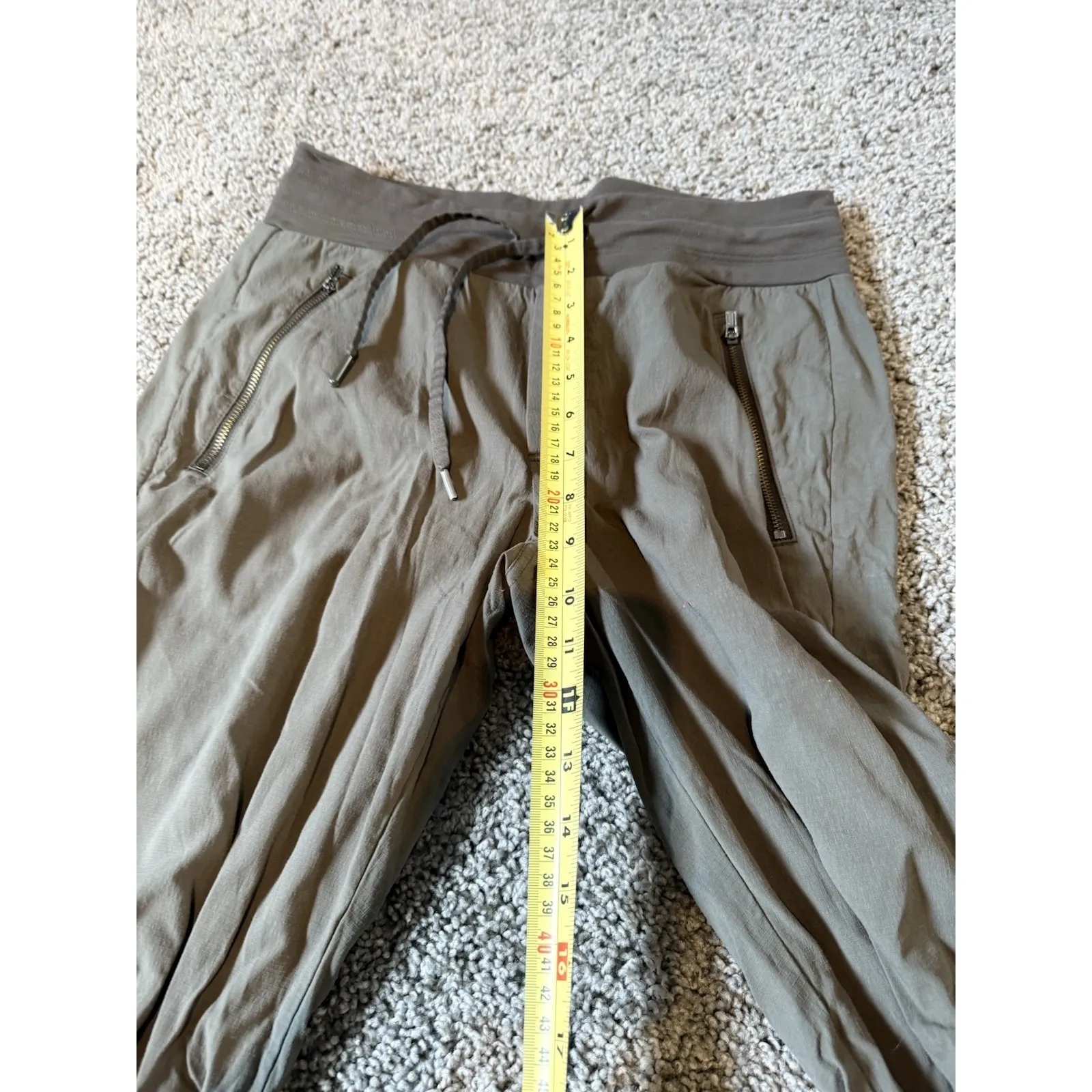 Athleta Women Sz 4 Trekkie North Jogger Pant Hiking Trail Mountain Olive Green - Image 5