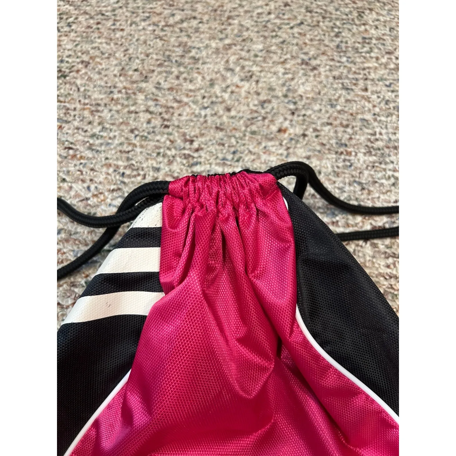 Adidas  Pink/black Reversible‎ Drawstring bag - Image 5