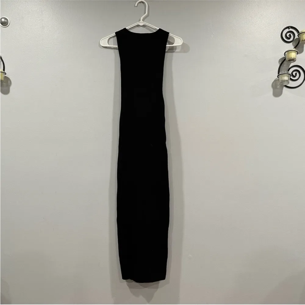 Good American Belted Body Dress in Black 1 Small S - Image 7