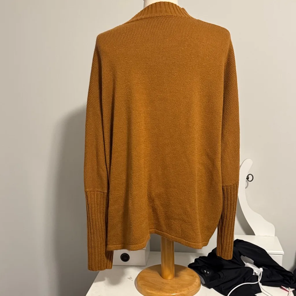 Cupshe Women's Brown Cowl Neck Sweater - Image 4