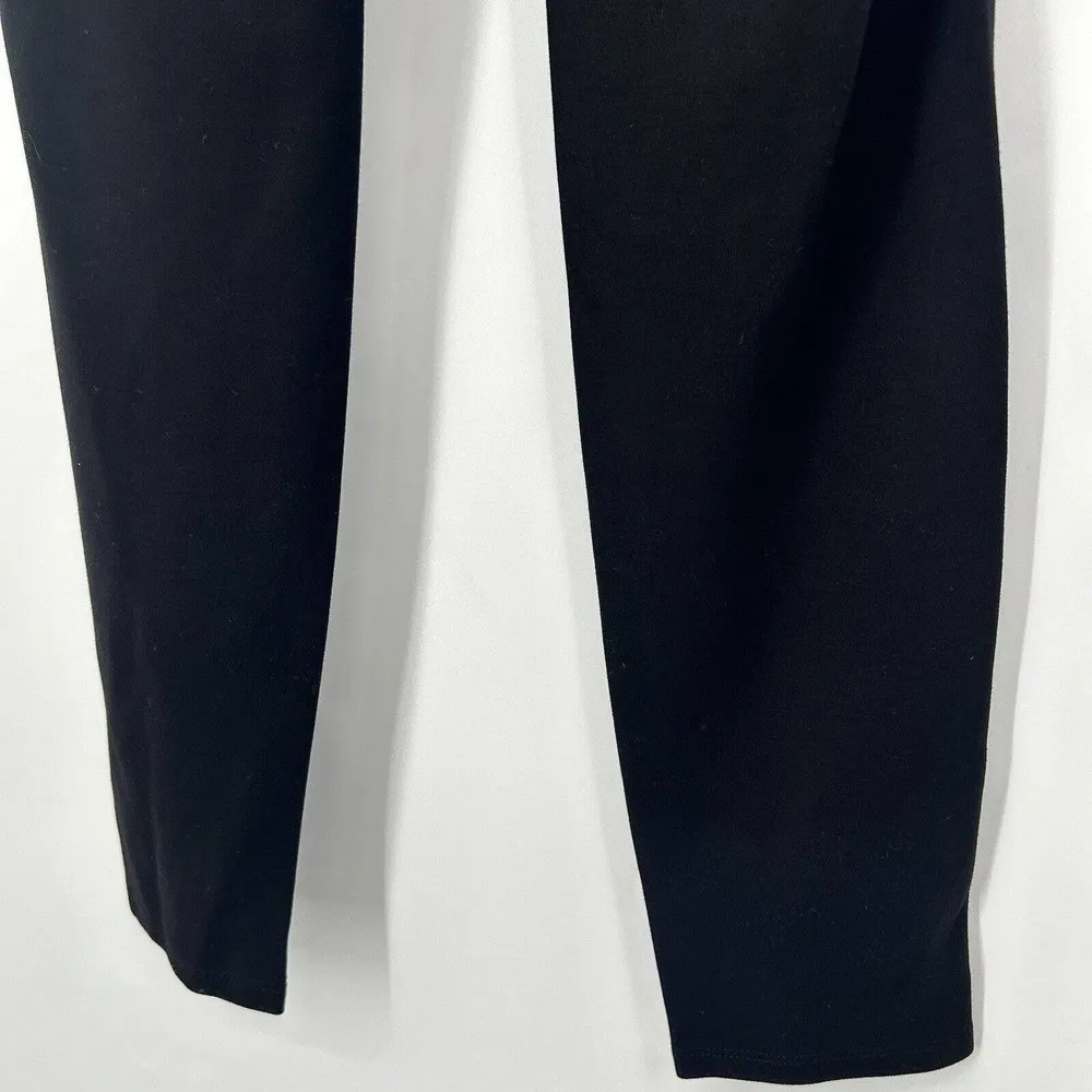 Lysse Sophie Satin & Ponte Knit Control Top Leggings Gray Black Size S - Image 9