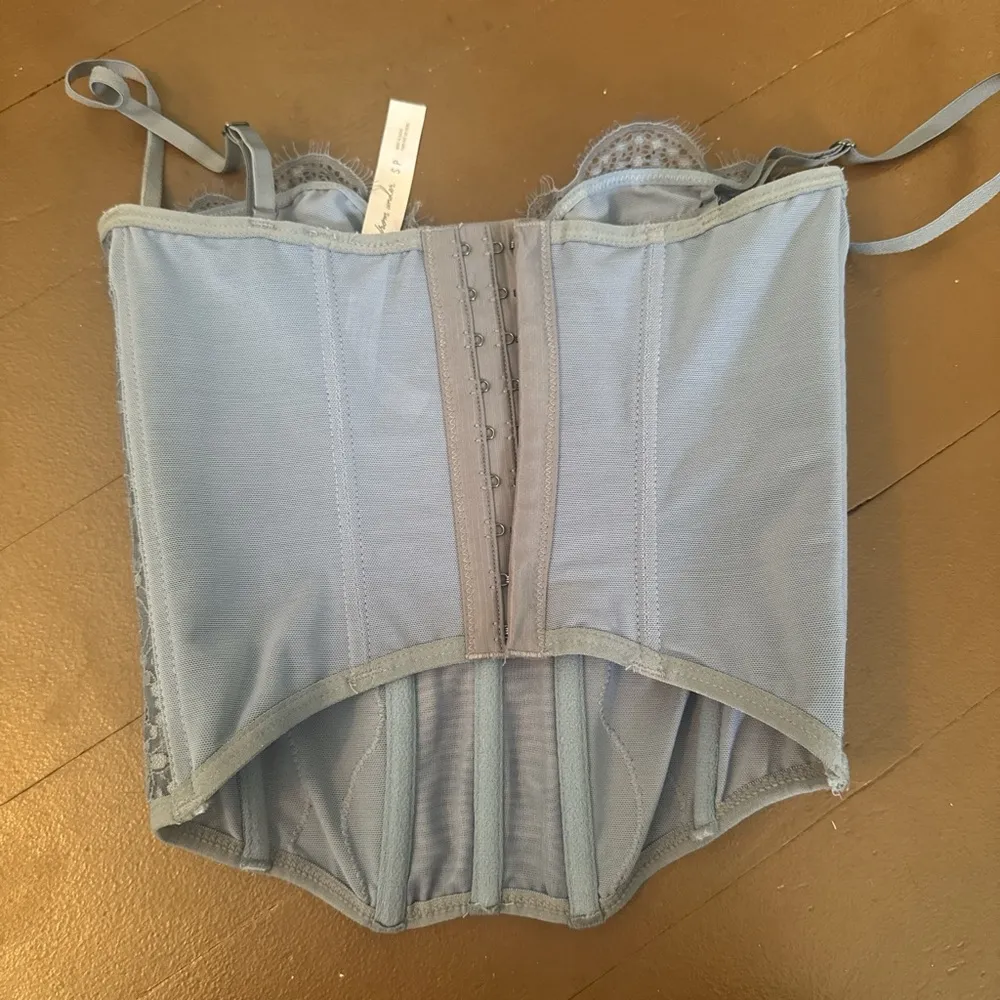 Urban Outfitters Modern Love Blue Lace Bustier - Image 2