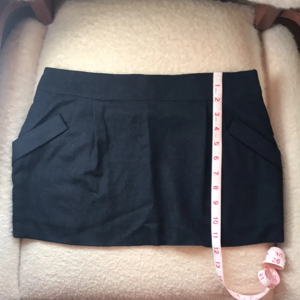 IRO Virgin Wool Mini Skirt Black Size 0 NWOT ❤︎ - Image 10