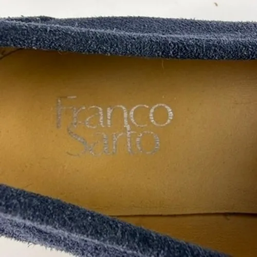 Franco Sarto Loafers Womens 10 Suede Leather Penny Flats Driving Career Minimal - Image 9