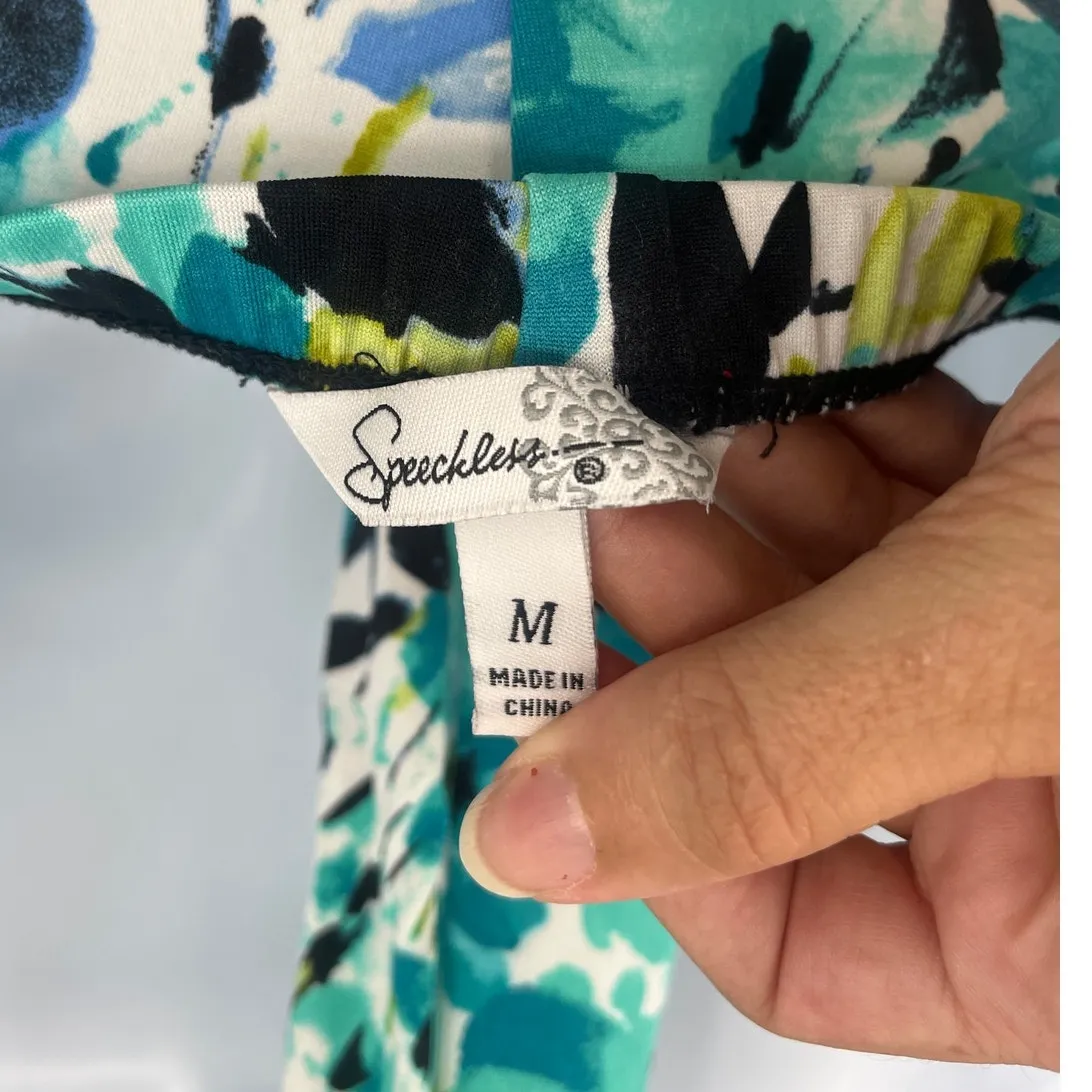 Speechless Y2K Floral Halter Dress Sz M Boho Watercolor Sundress Babydoll Flowy - Image 8