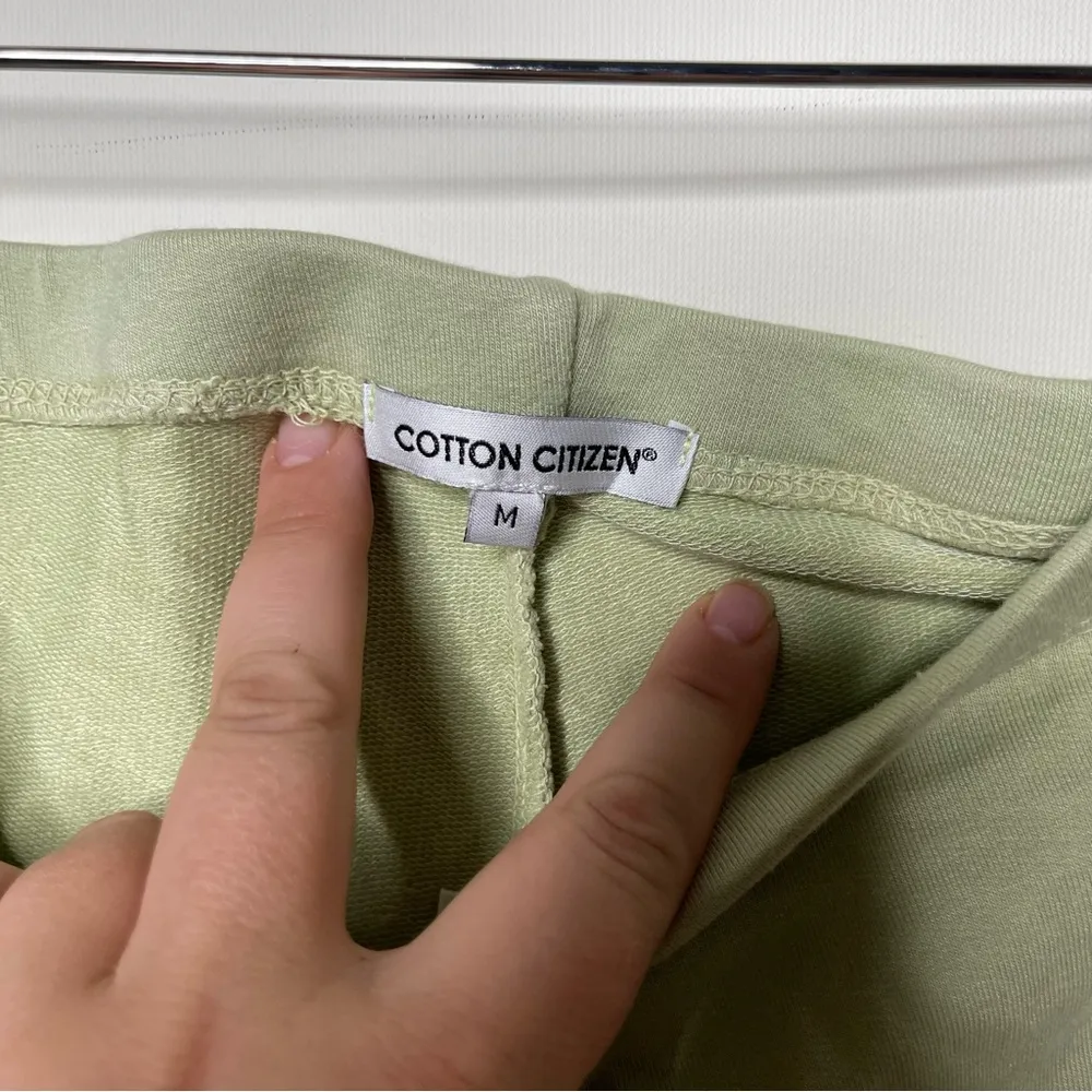 Cotton Citizen high rise bike shorts in mint color sz M - Image 4