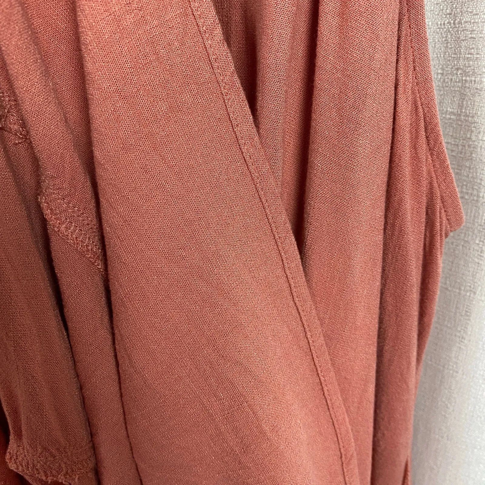 Torrid Beige Desert Sand Woven Tiered Mini Dress Sz.4 - Image 14