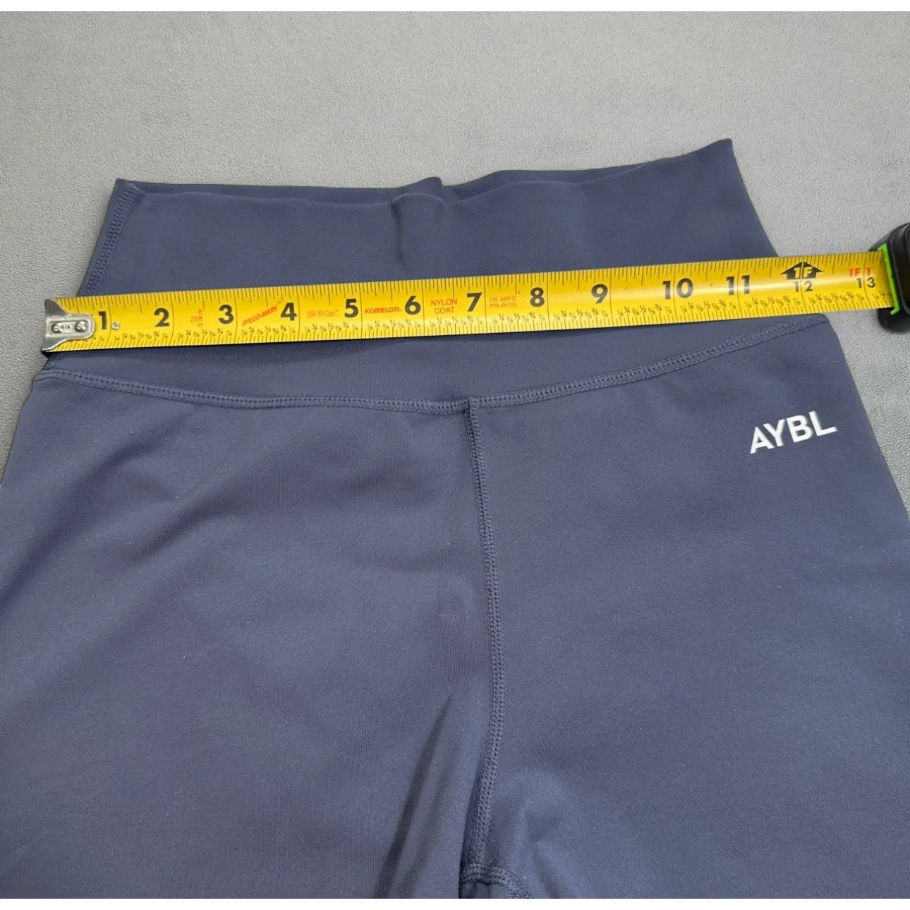 AYBL Core Shorts S Womens Blue Grey Staple Seamless Training Compression Fitted - Image 4