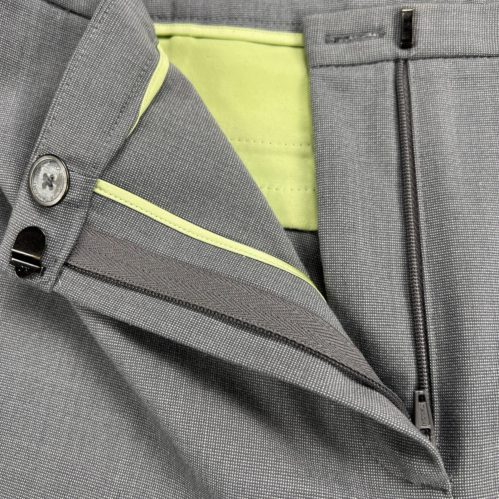 Elie Tahari Gray Flat Front Dress Pants Trousers Professional Career Size 8 - Image 8