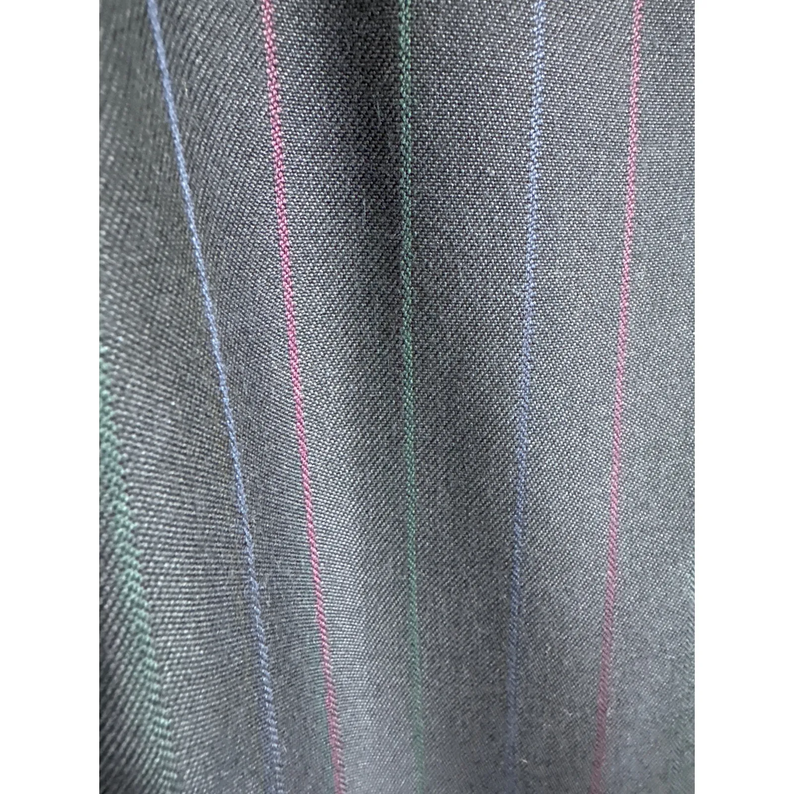 NWT 1980s Le Suit Petite navy pinstripe skirt suit tagged size 8 P modern 6-8 - Image 10