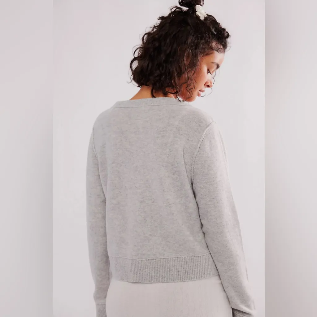 Free people Nocturnal Solid Cashmere Cardi - Image 6