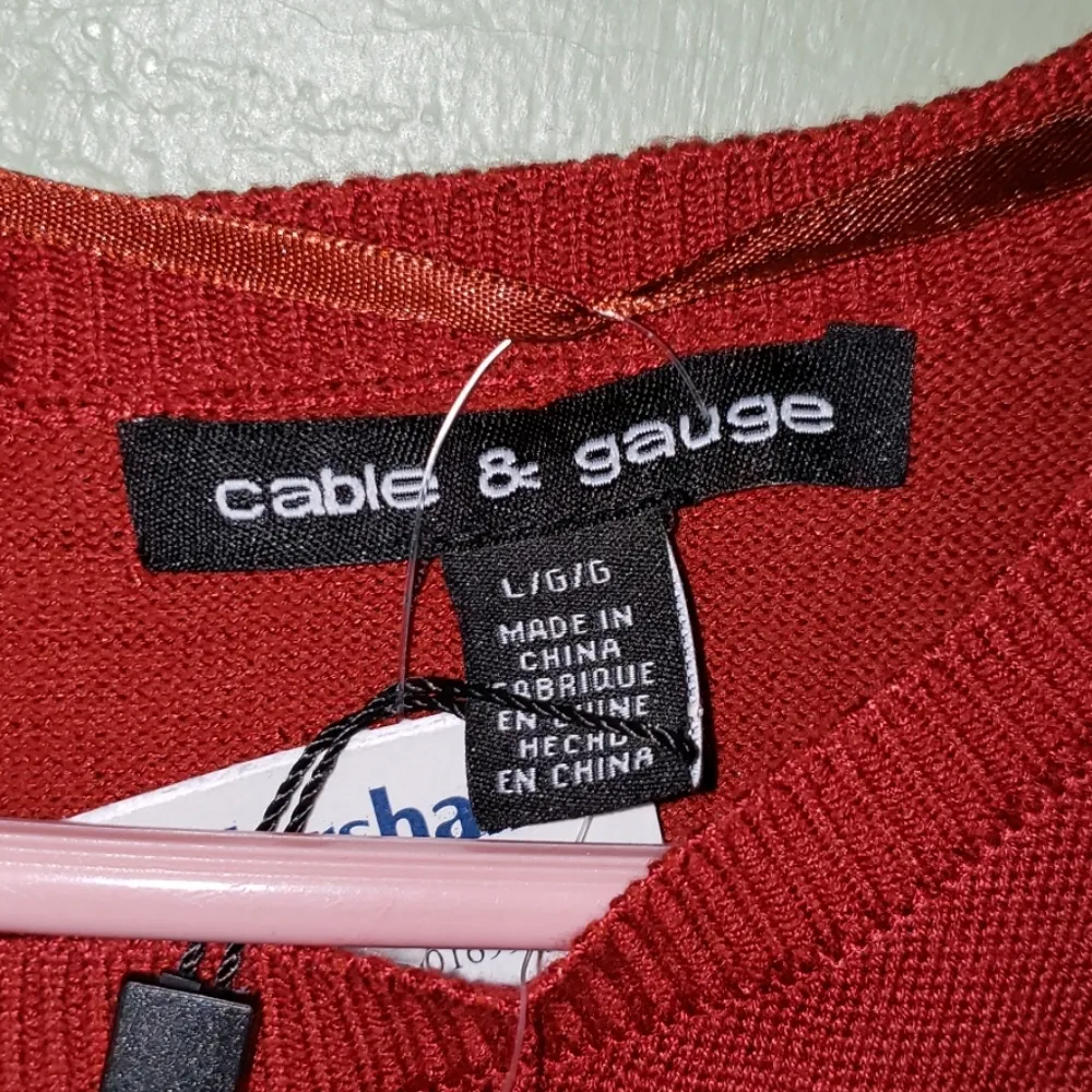 Cable and Gauge sweater (#432) - Image 2