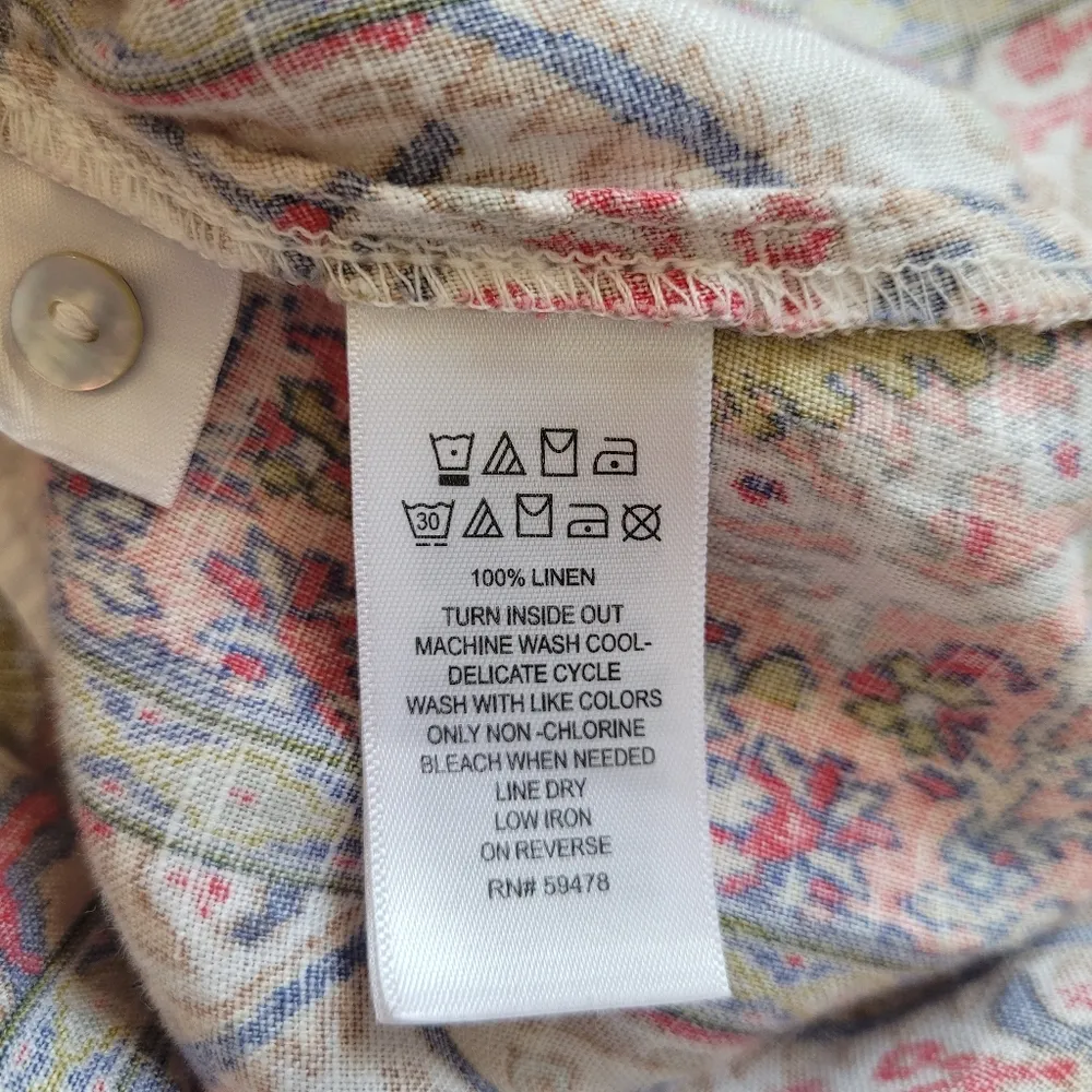 Rachel Zoe Printed Linen Shift Dress - Image 11