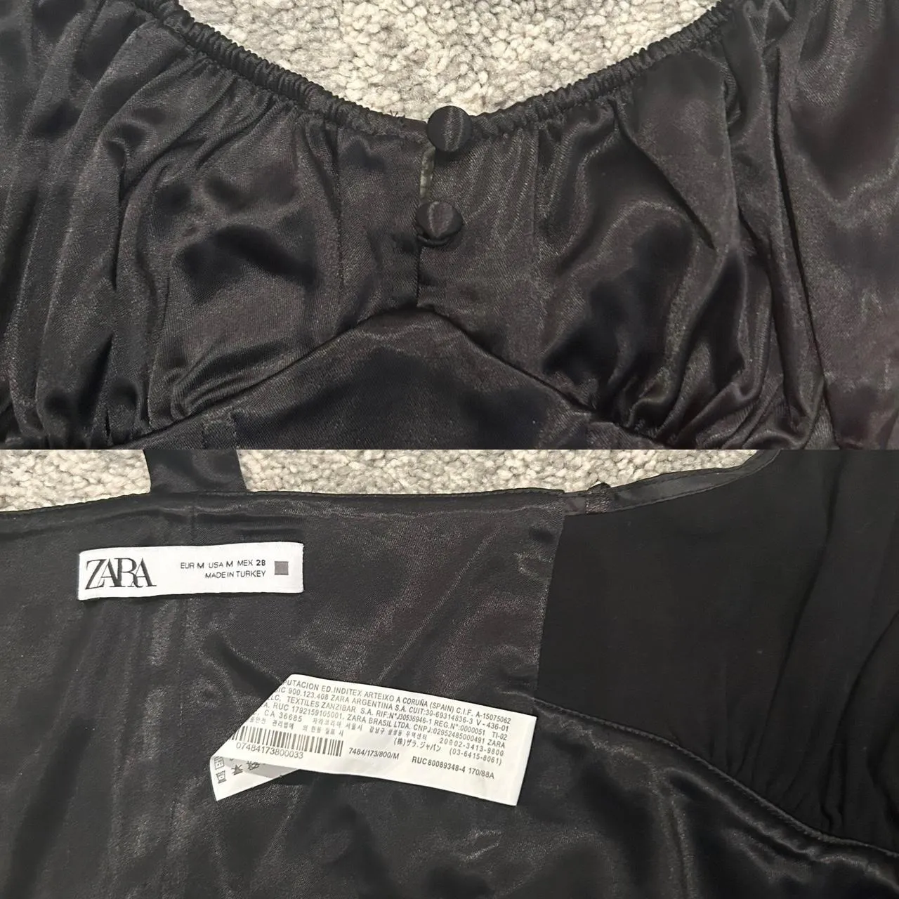 Zara Black Going Out Top - Image 3