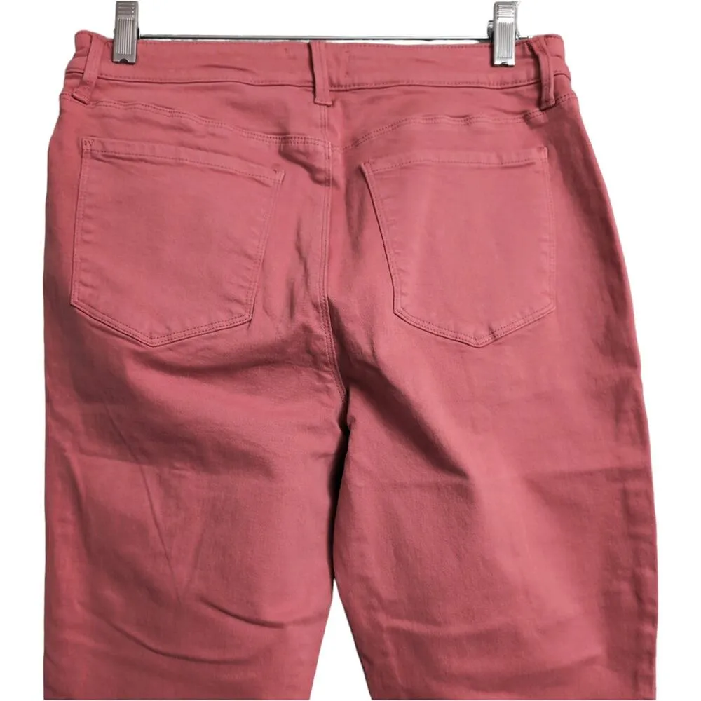 PISTOLA Canyon Rose High Rise Button Fly Patch Pocket Straight Leg Pants Size 30 - Image 4