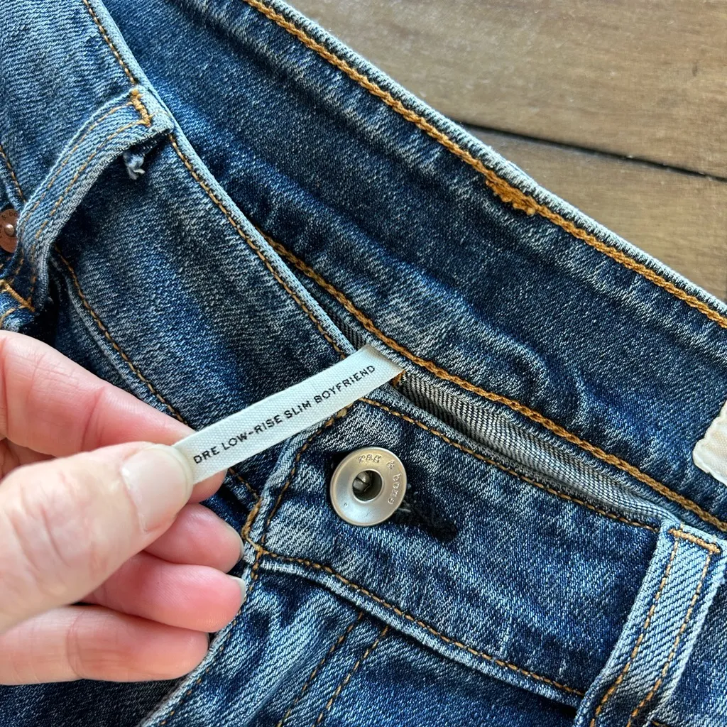 NWOT Rag & Bone Dre Low Rise Slim Boyfriend Jeans 30 - Image 8