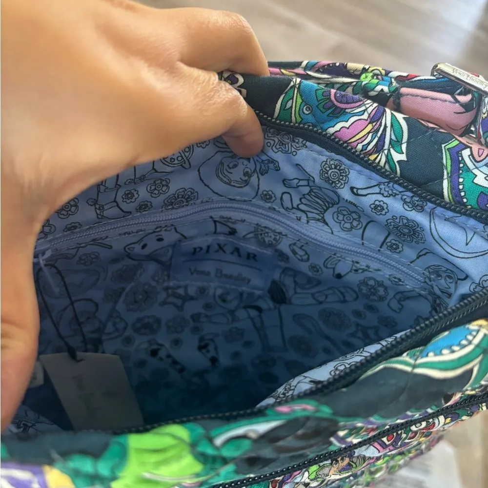 Vera Bradley Disney Pixar Triple Zip Hipster Crossbody Bag - Image 6