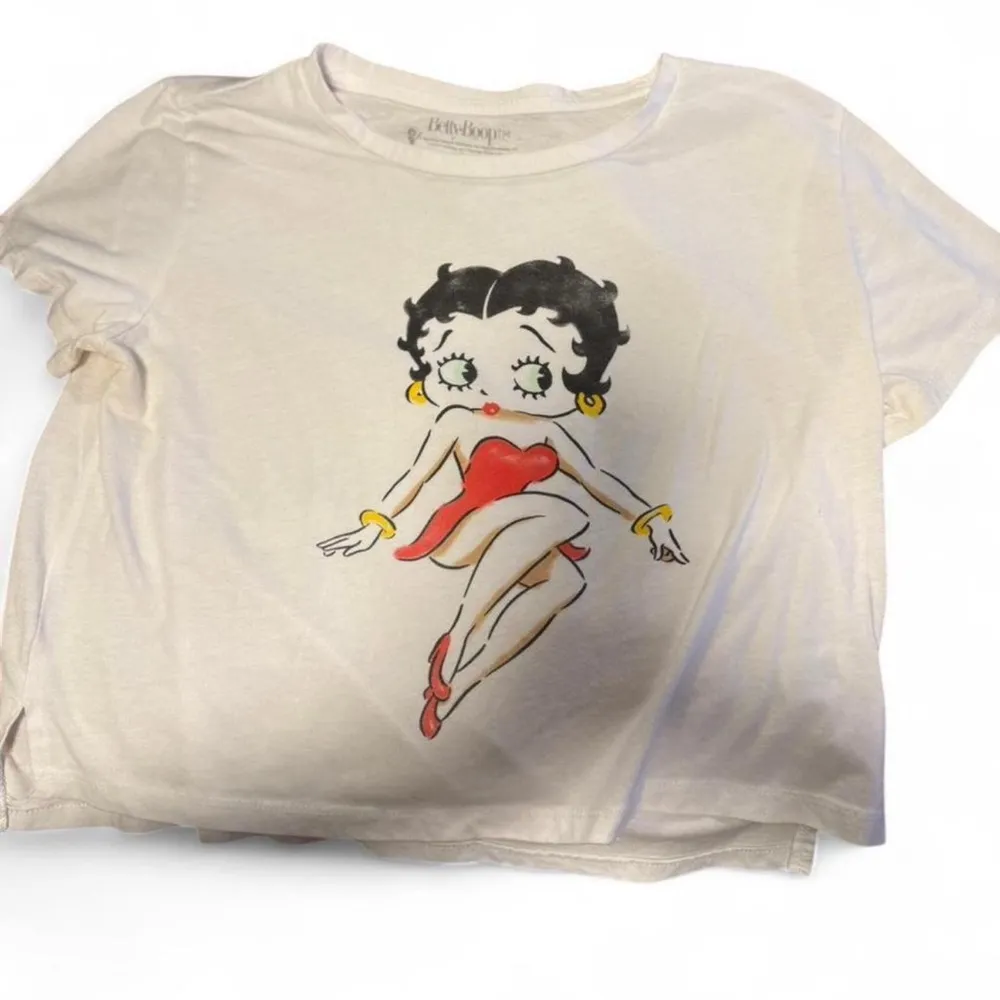 Betty Boop White crop top size xl - Image 2