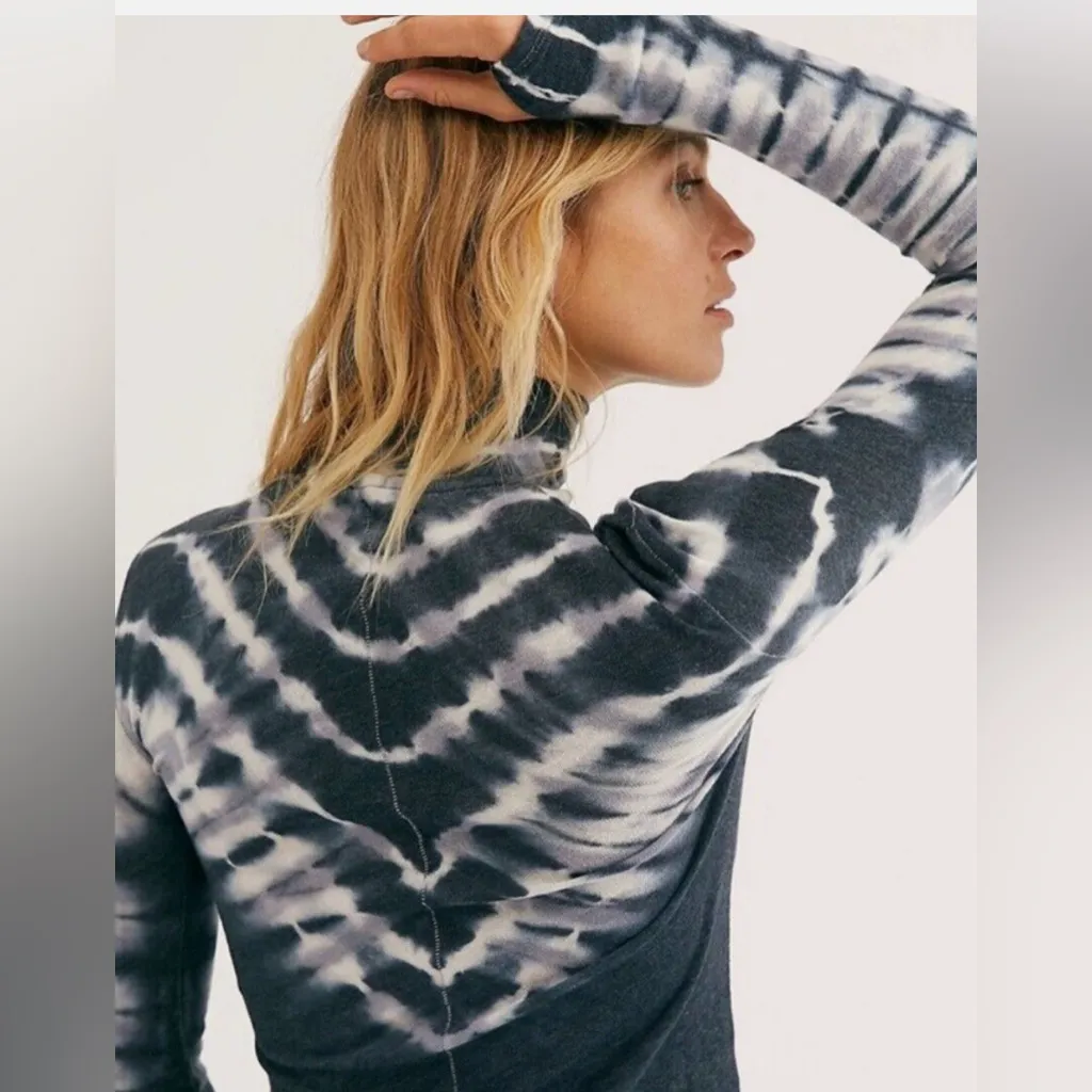 We The Free Denim Blue Knit Top - Image 3