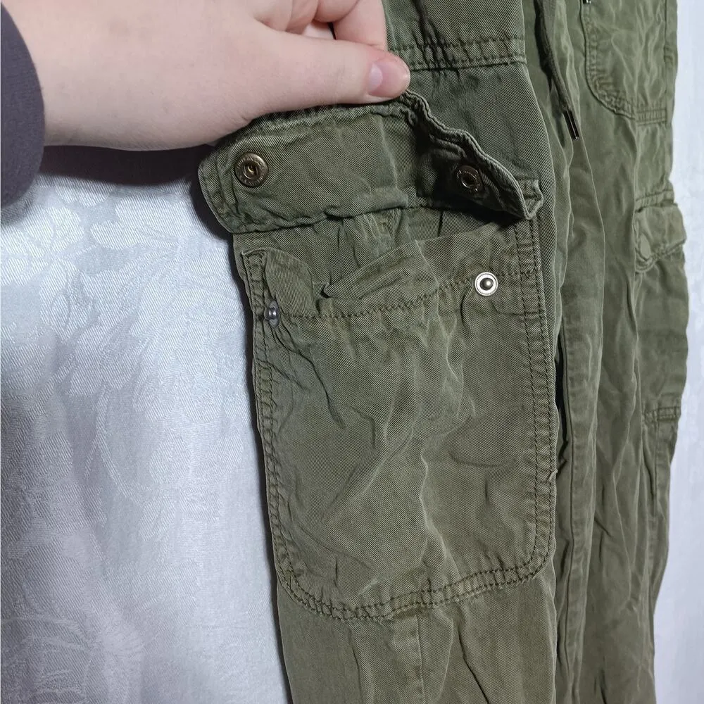 American Eagle Cargo Joggers Medium Olive Green - Image 5