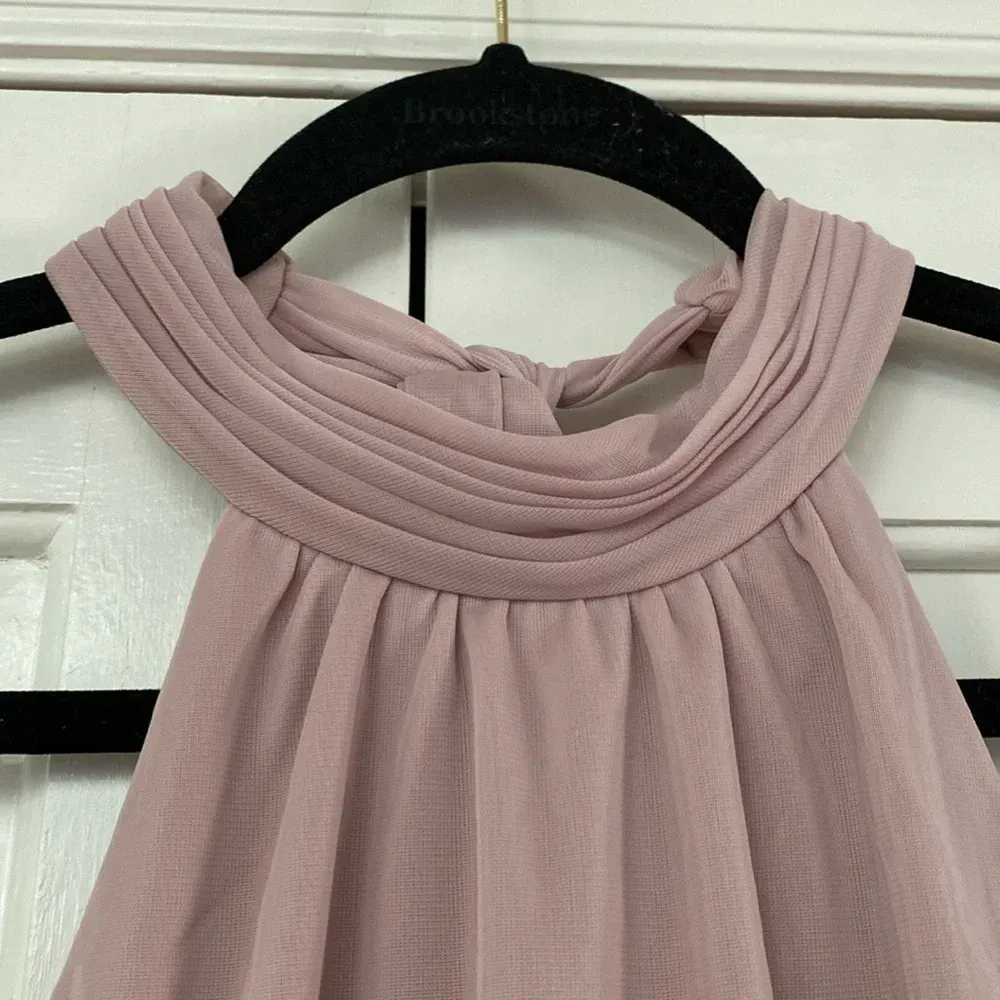 Azazie Bridesmaid Landry Maxi Dress‎ Vintage Rose Size A8 New With Tags Size 8 - Image 10