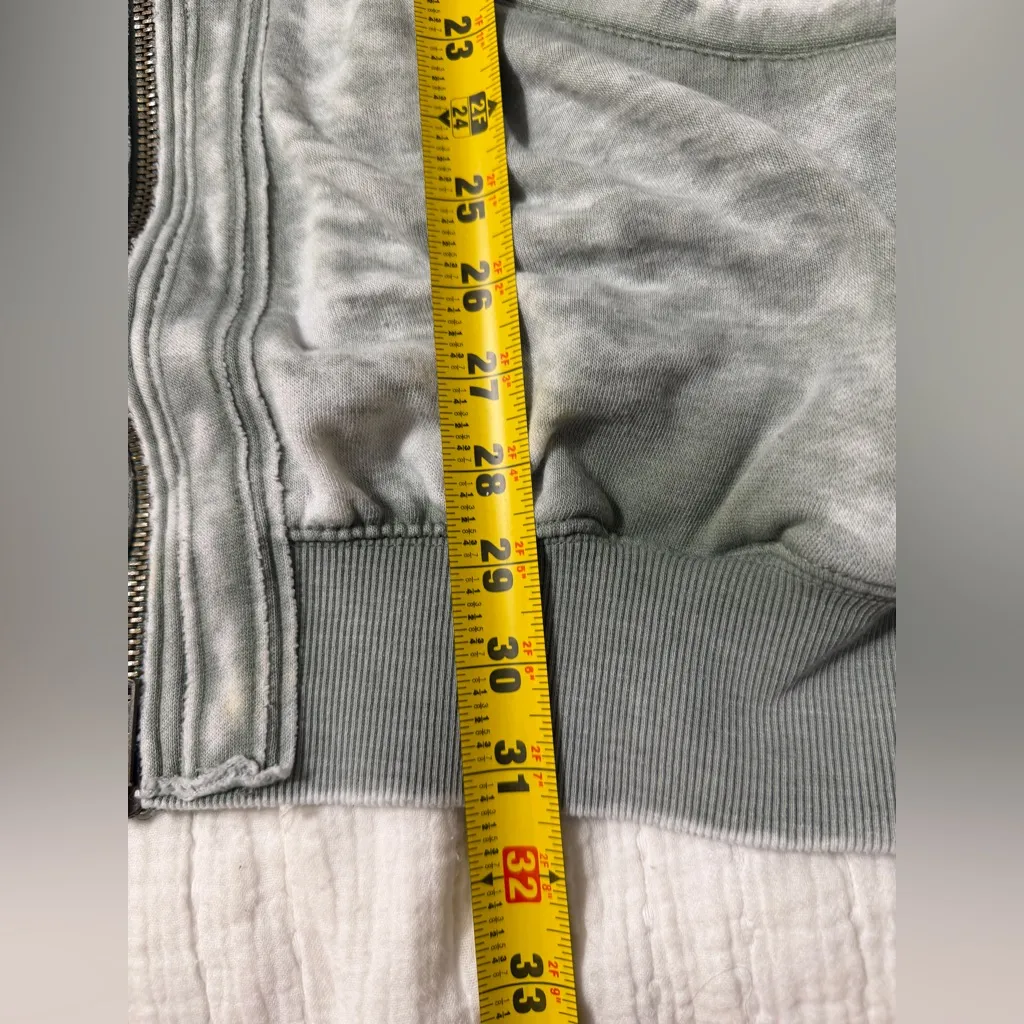 We the Free Free People Robbie Bomber Jacket Coat; zip up shirt top; medium - Image 7