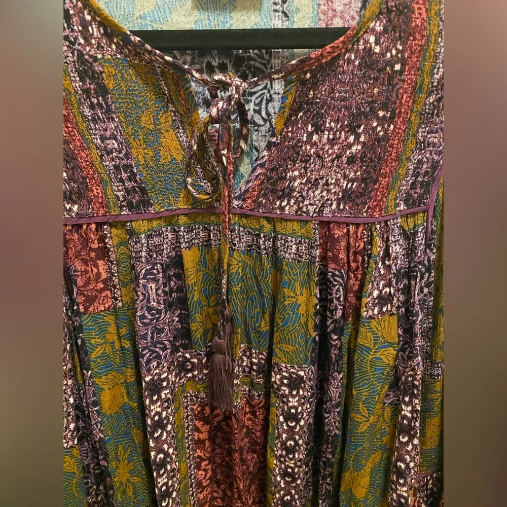 Vici Bohemian Style Balloon Sleeve Blouse Size Medium - Image 7