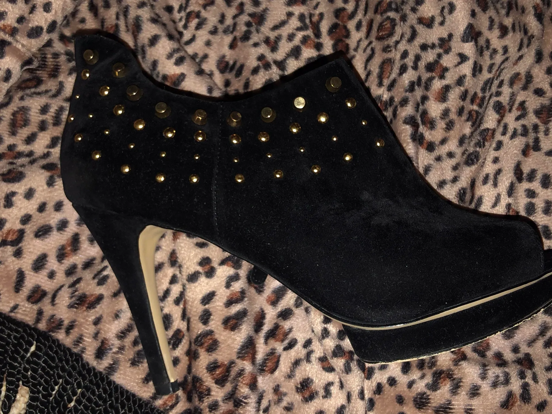 Black Platform Booties - Image 3