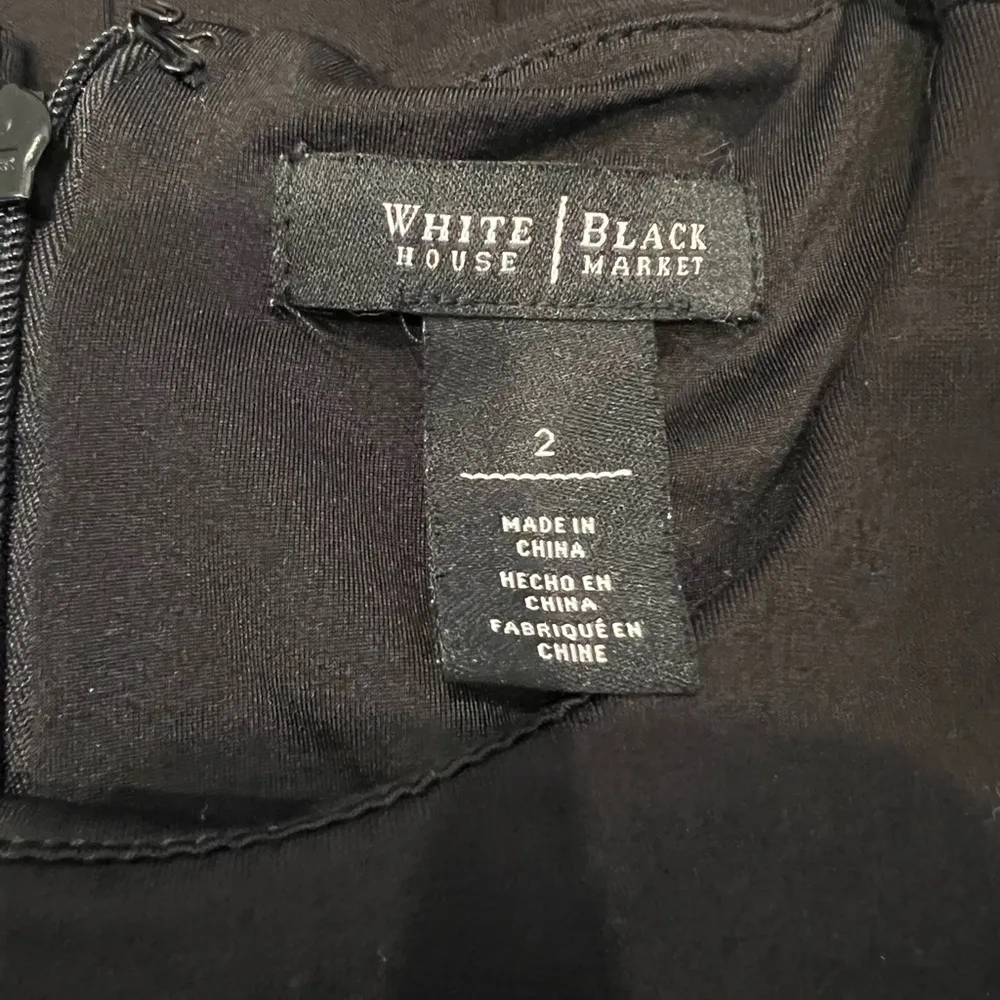 White House Black Market Black Dress - Image 3