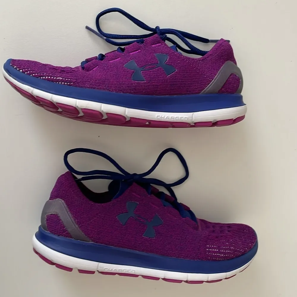 Under Armour purple / blue workout shoes sz 7 - Image 5