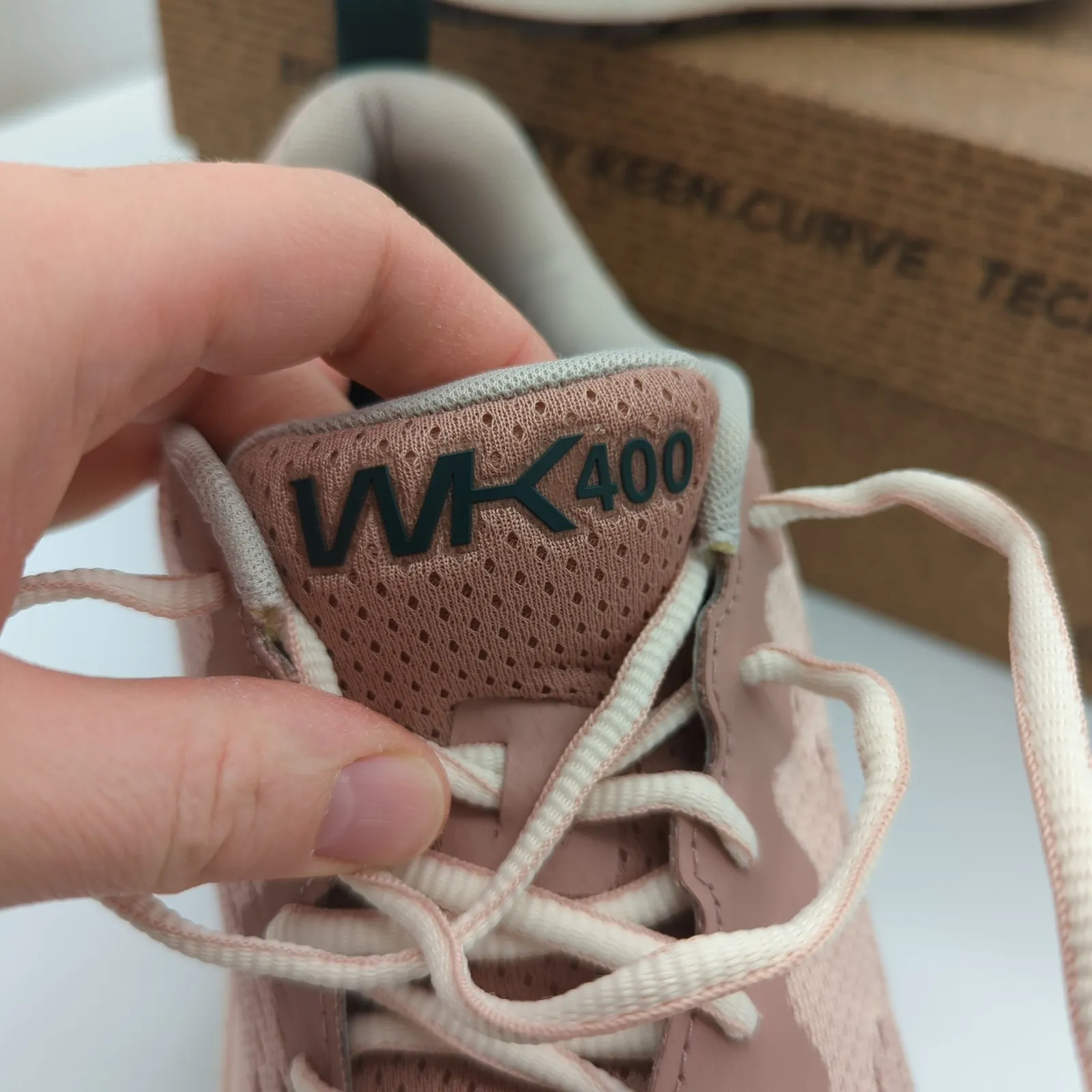 KEEN WK400 Walking Shoes Fawn Peach Women's Pink Athletic Sneakers 10 1027475 - Image 9