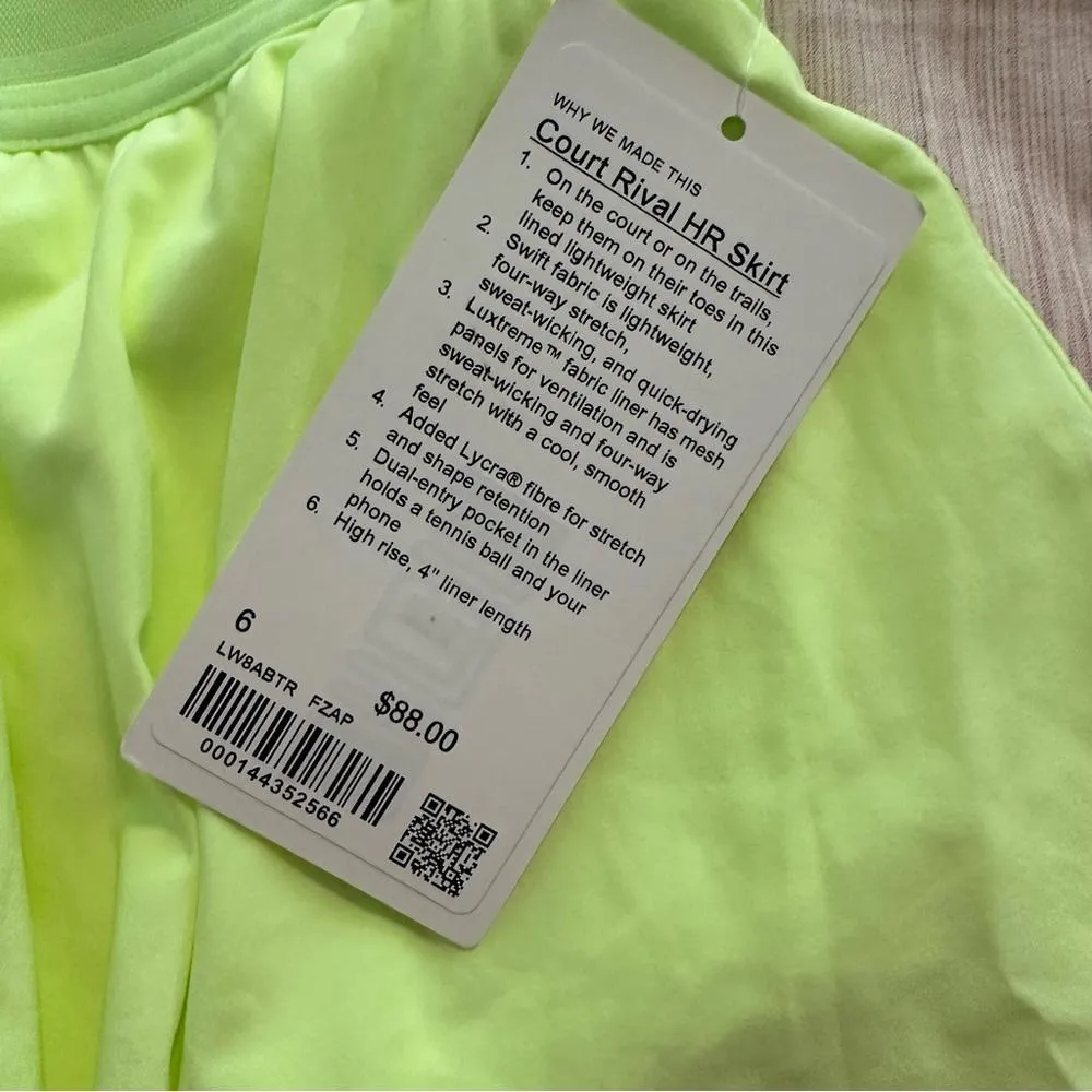 Lululemon Athletica Court Rival Skirt - Image 4