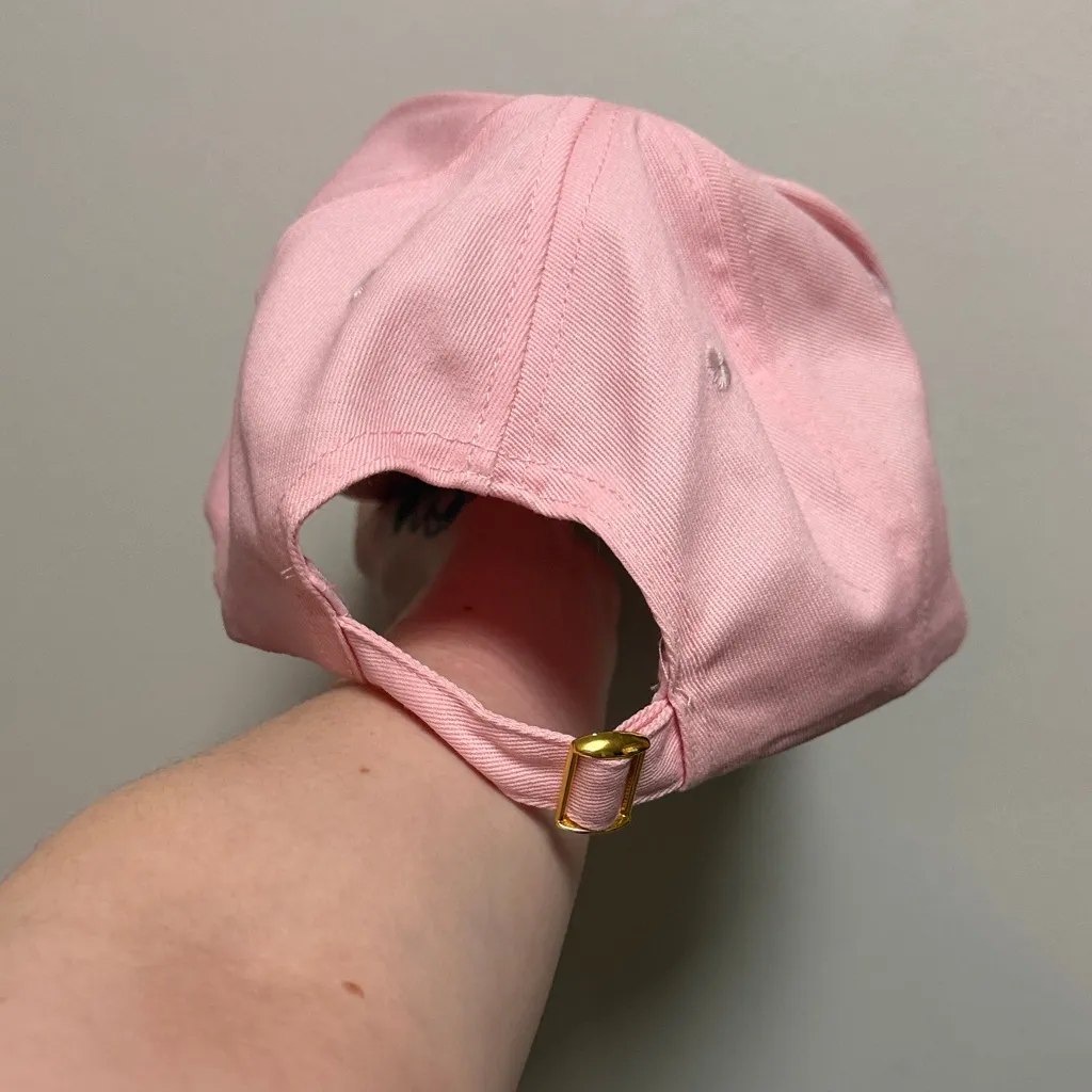 Baby Pink LaserAway Baseball Cap - Image 4
