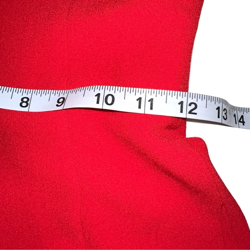 NWT Dress The Population Maira Sleeveless Shoulder Tie Jumpsuit in Rouge XXS - Image 8