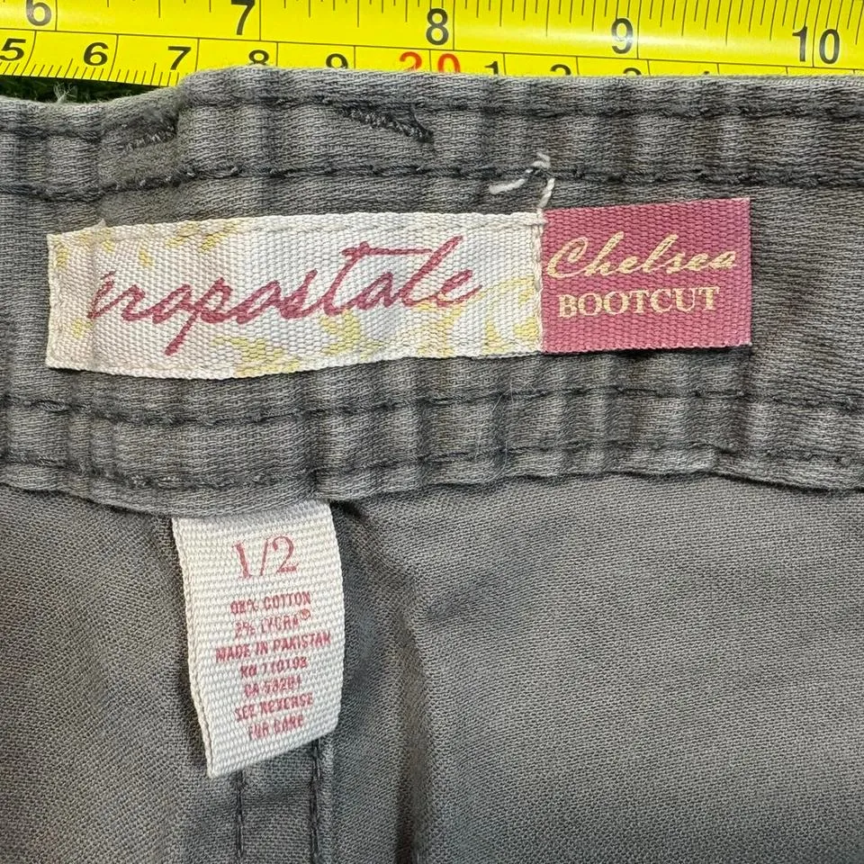 Vintage Y2K Aeropostale Women's Size 1/2 Chelsea Bootcut Low Rise Trousers Pants - Image 5