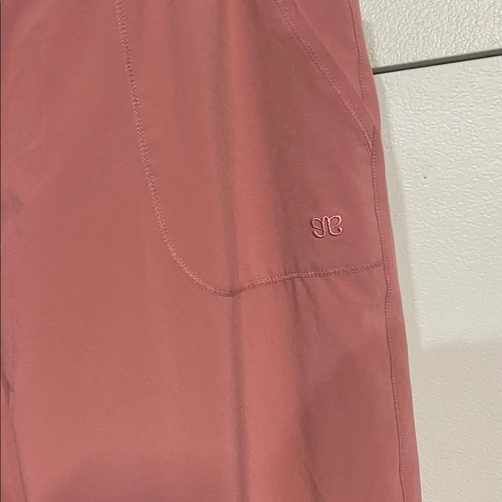 ALBION WOMENS PINK MAUVE TAPERED JOGGER PANT SMALL - Image 4