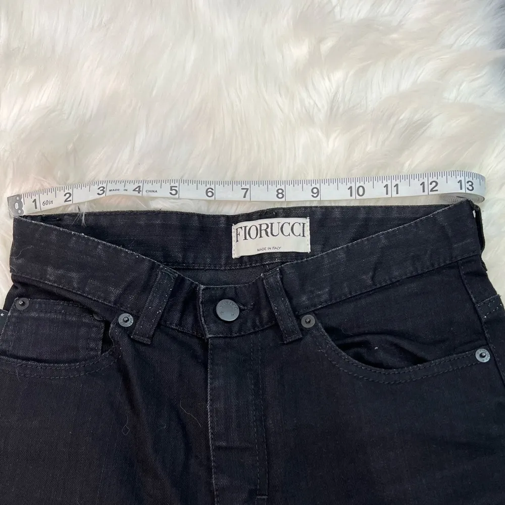 Fiorucci Black Yves Cropped Jeans - Image 4