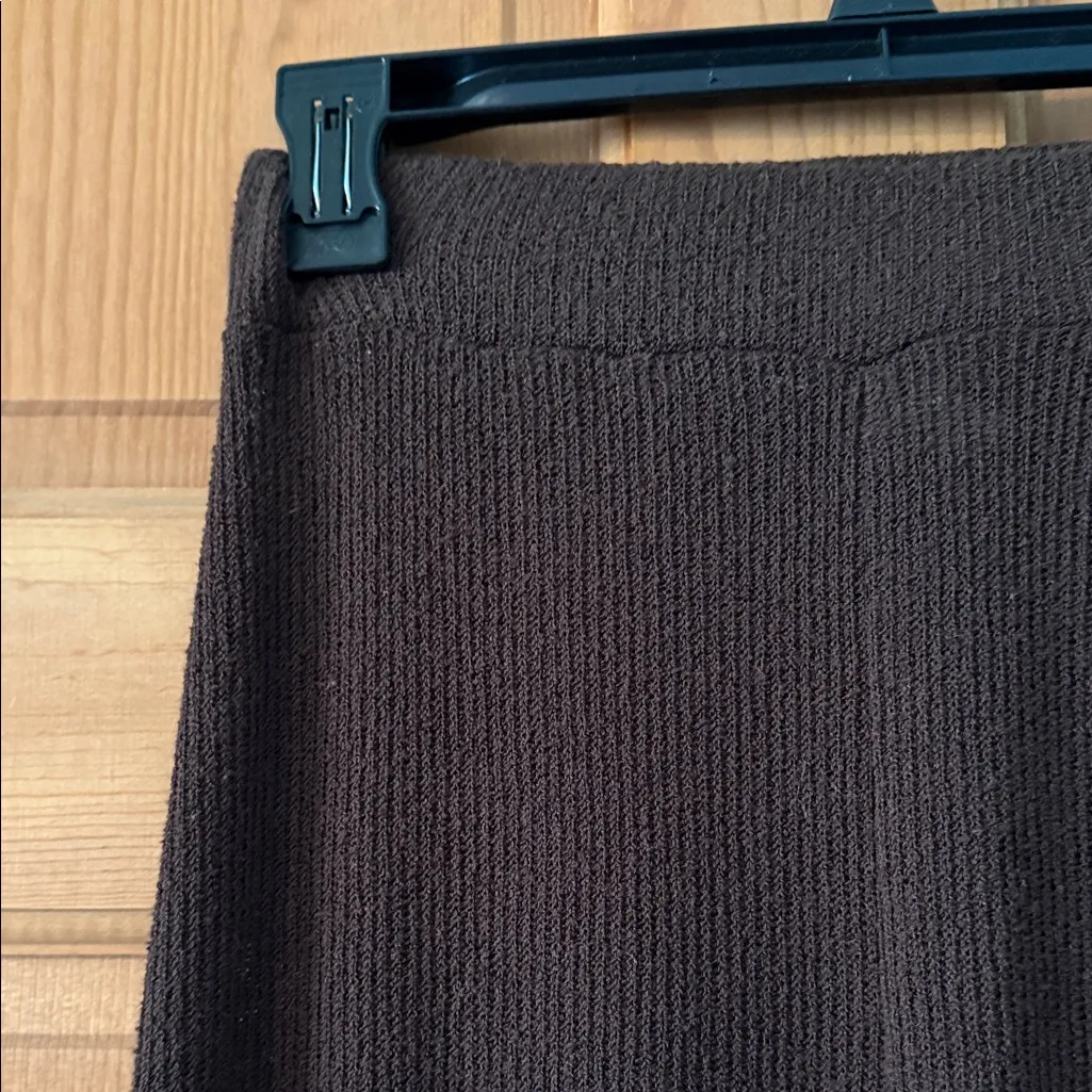 H&M Size Extra Small Women's Teen Girl Brown Wide-Leg Pants - Image 2