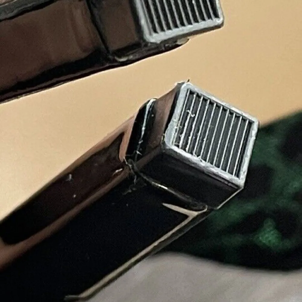 Nine West Women’s Black Velvet Pointed Toe Ankle Booties Size 8.5 Leopard Color - Image 12