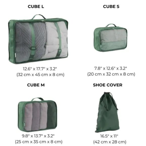 The Foldie Travel Packing Cubes Set - Image 2
