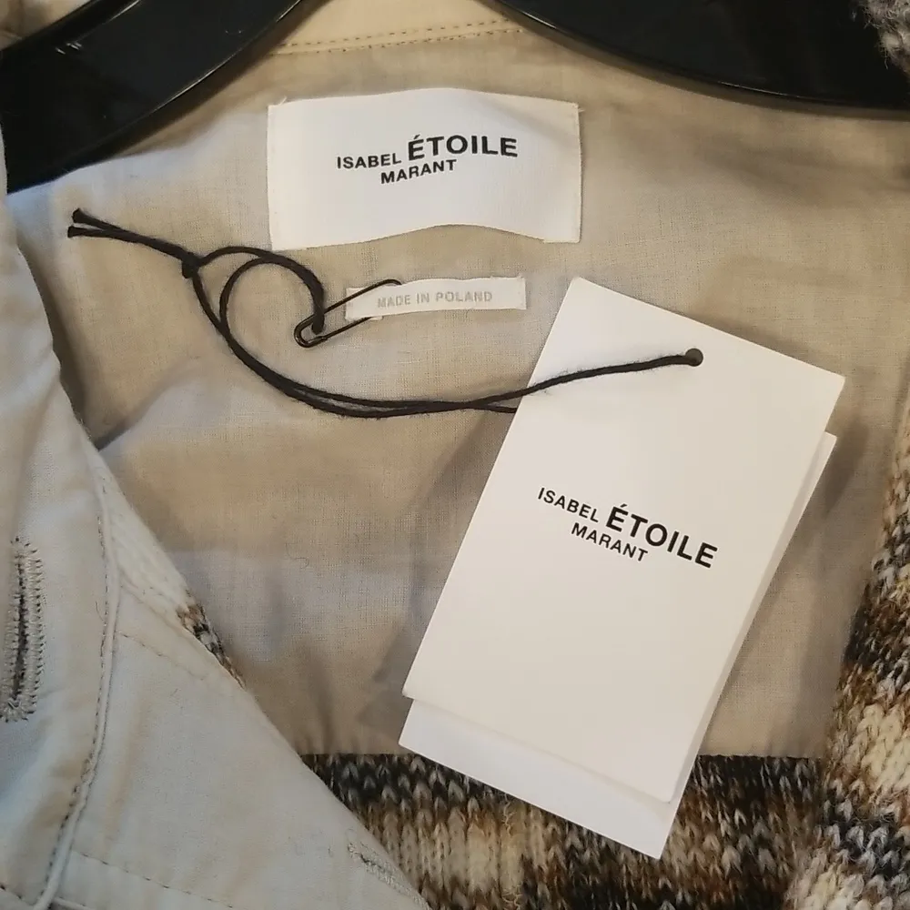 💕ISABEL MARANT ETOILE💕 Harveli Checked Coat ~ Plaid Ecru 36 EU NWT - Image 15