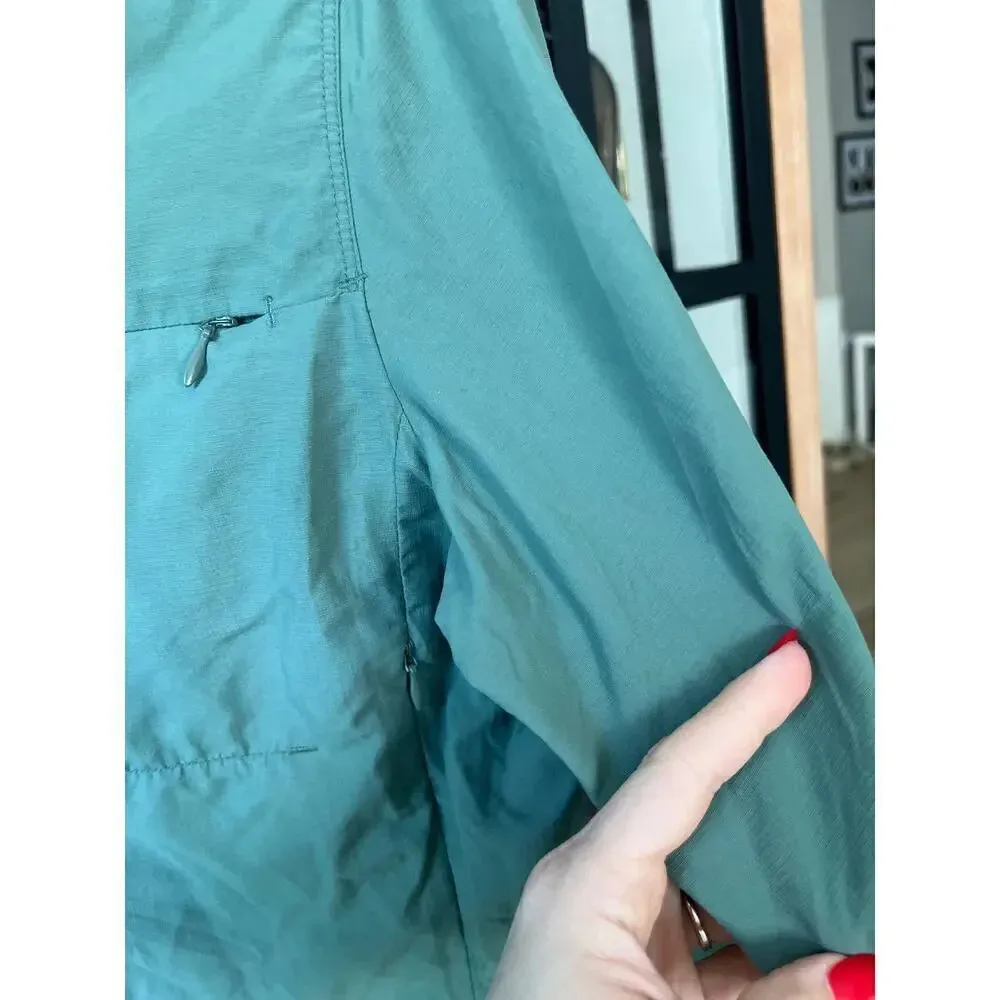 REI Co-Op Vented Hiking Shirt long sleeve button shirt zipper pockets utility - Image 6