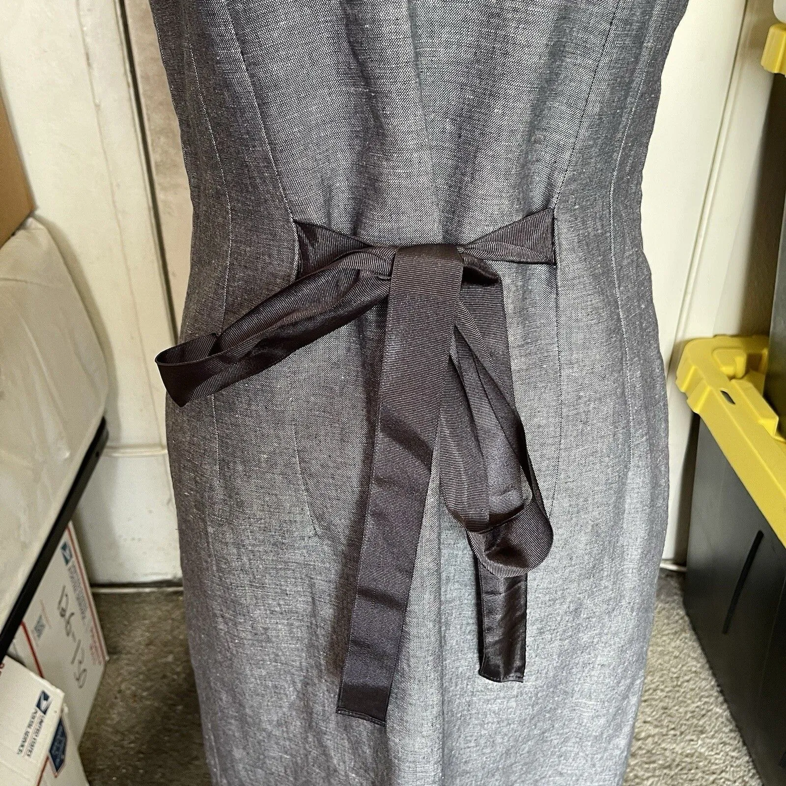 Banana Republic Womens Dress Sz 6 Sleeveless Old Money Office Siren Secretary - Image 6