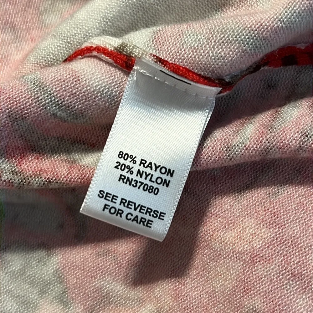 CATO Woman 26/28W plus knit cardigan button front scoop neck Hawaiian floral - Image 7