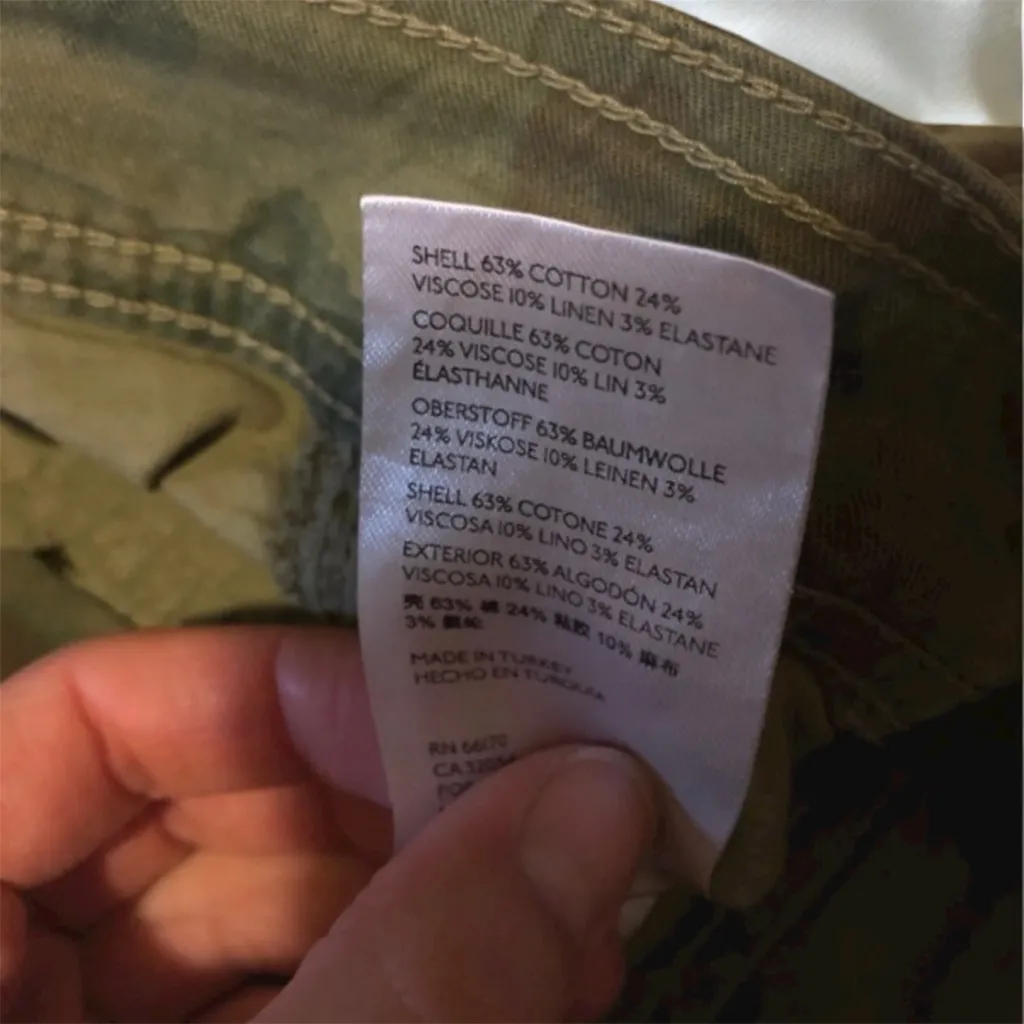 Anthropologie Camouflage Cargo Shorts - Image 3