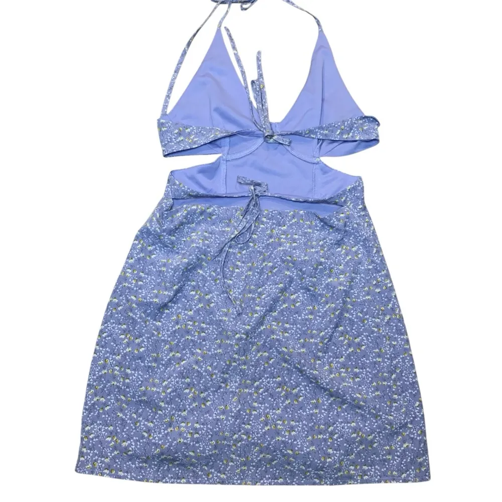 • Pacsun LA Hearts floral cutout mini dress purple small - Image 5