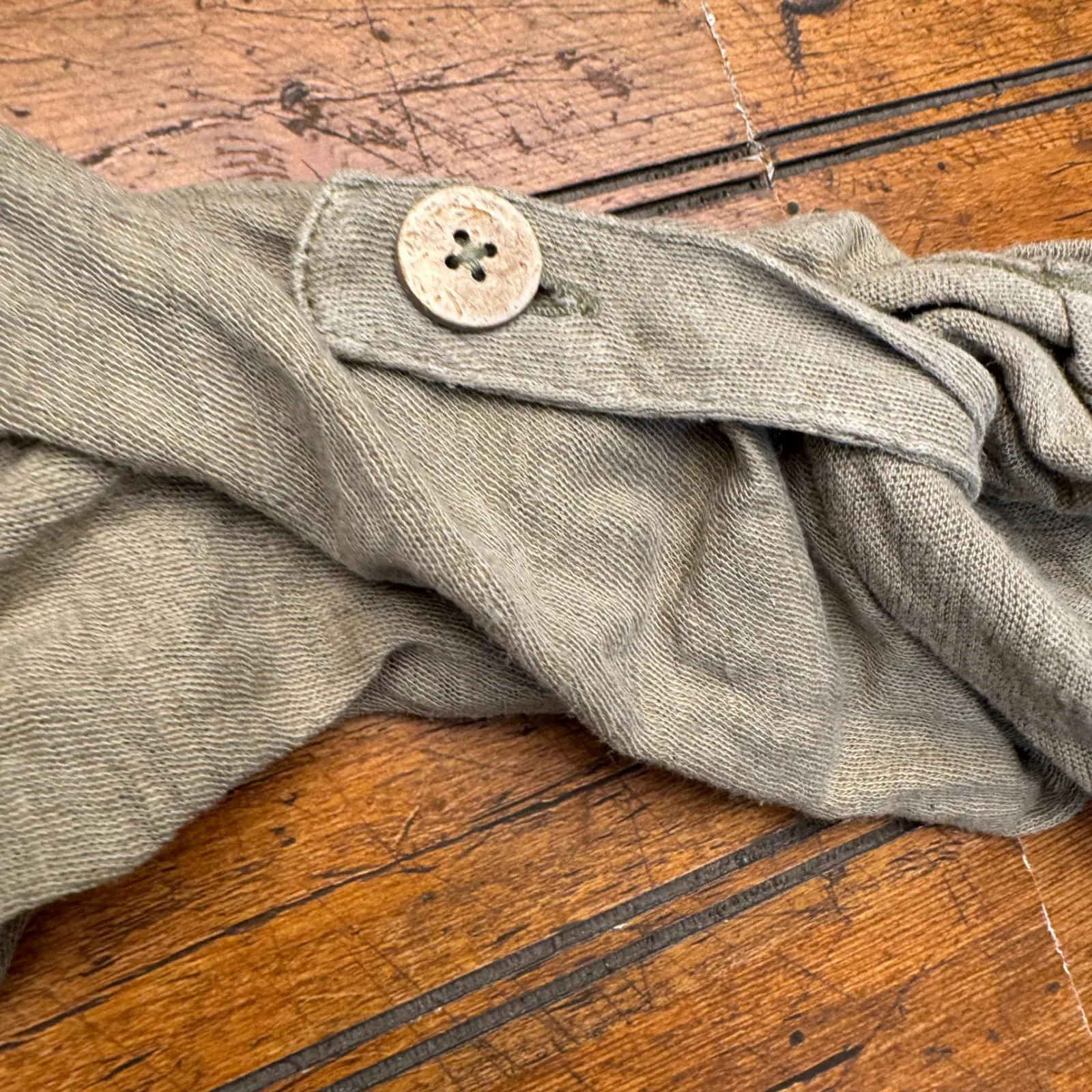 We The Free Button Front Tiered Tunic Shirt Top Womens Medium - Image 3