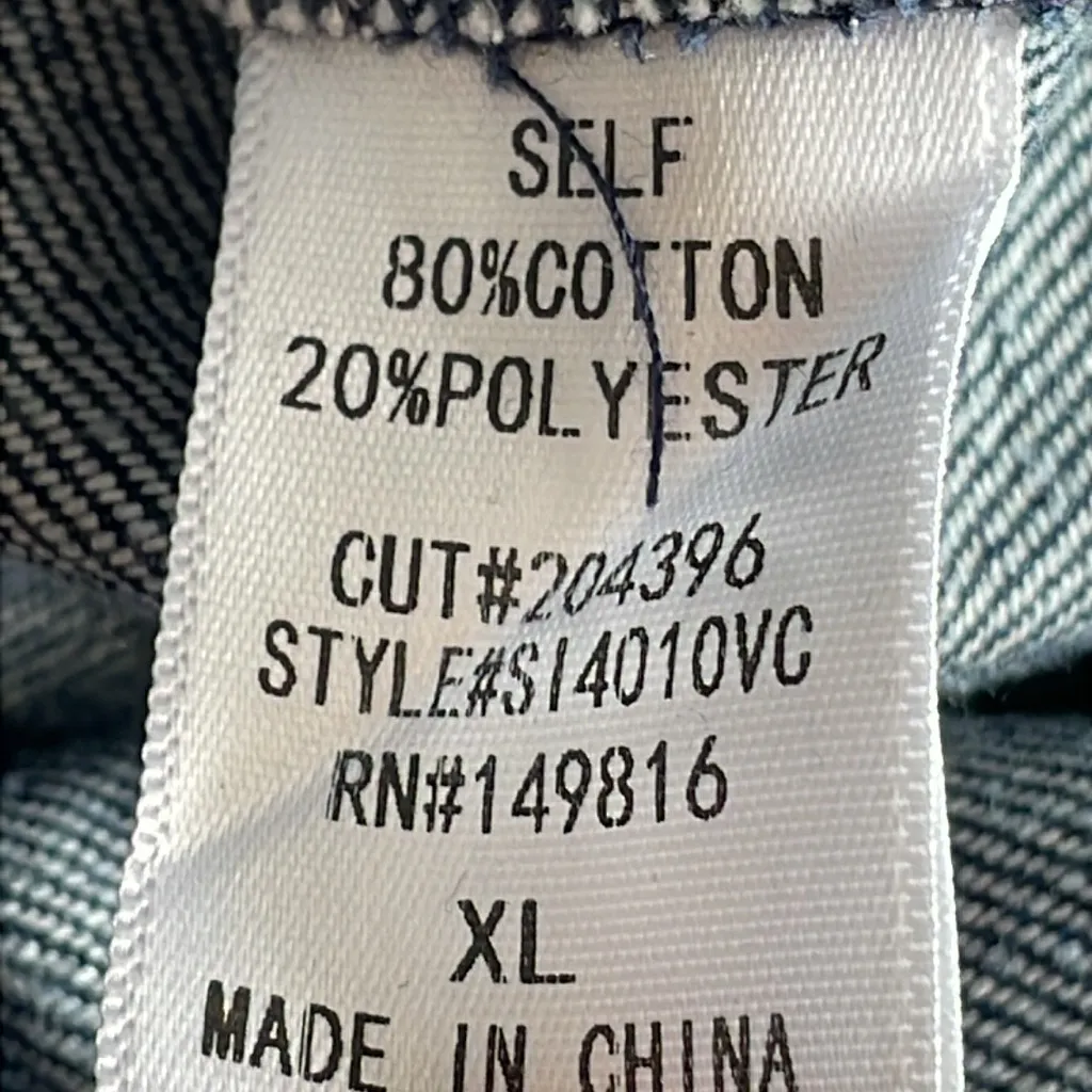 VICI  Patchwork Denim Wrap Mini Skirt - Image 5