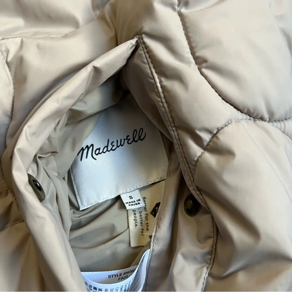 Madewell Reversible Quilted Faux Shearling Jacket - Image 7