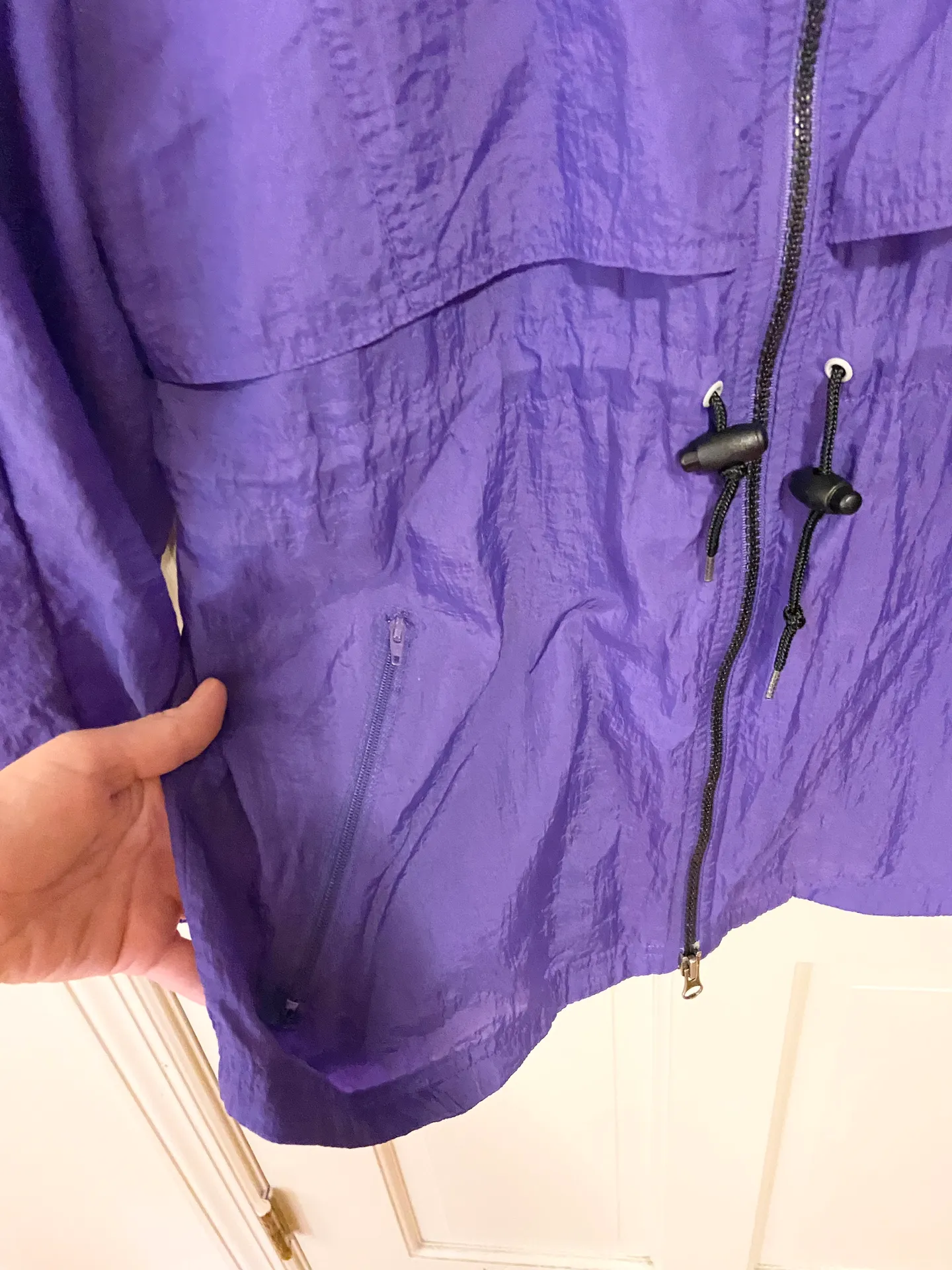 Vintage  purple swishy windbreaker jacket - Image 5